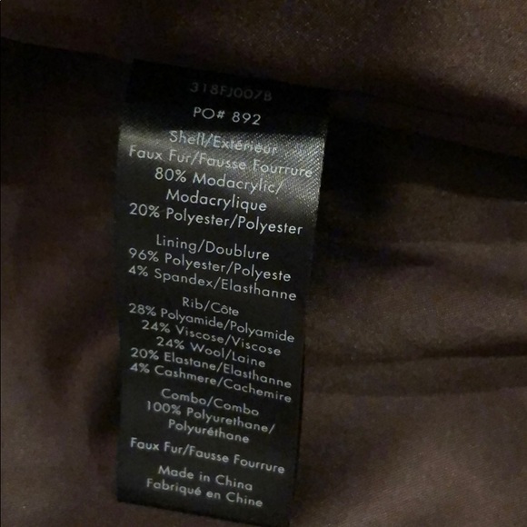 Elizabeth & James Faux Fur Ellington Jacket - NWT - Picture 3 of 5